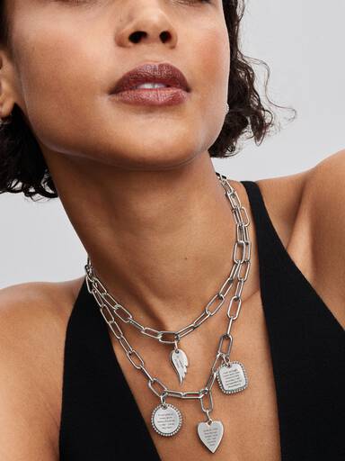 Pendente con Medaglia Rotonda Personalizzabile