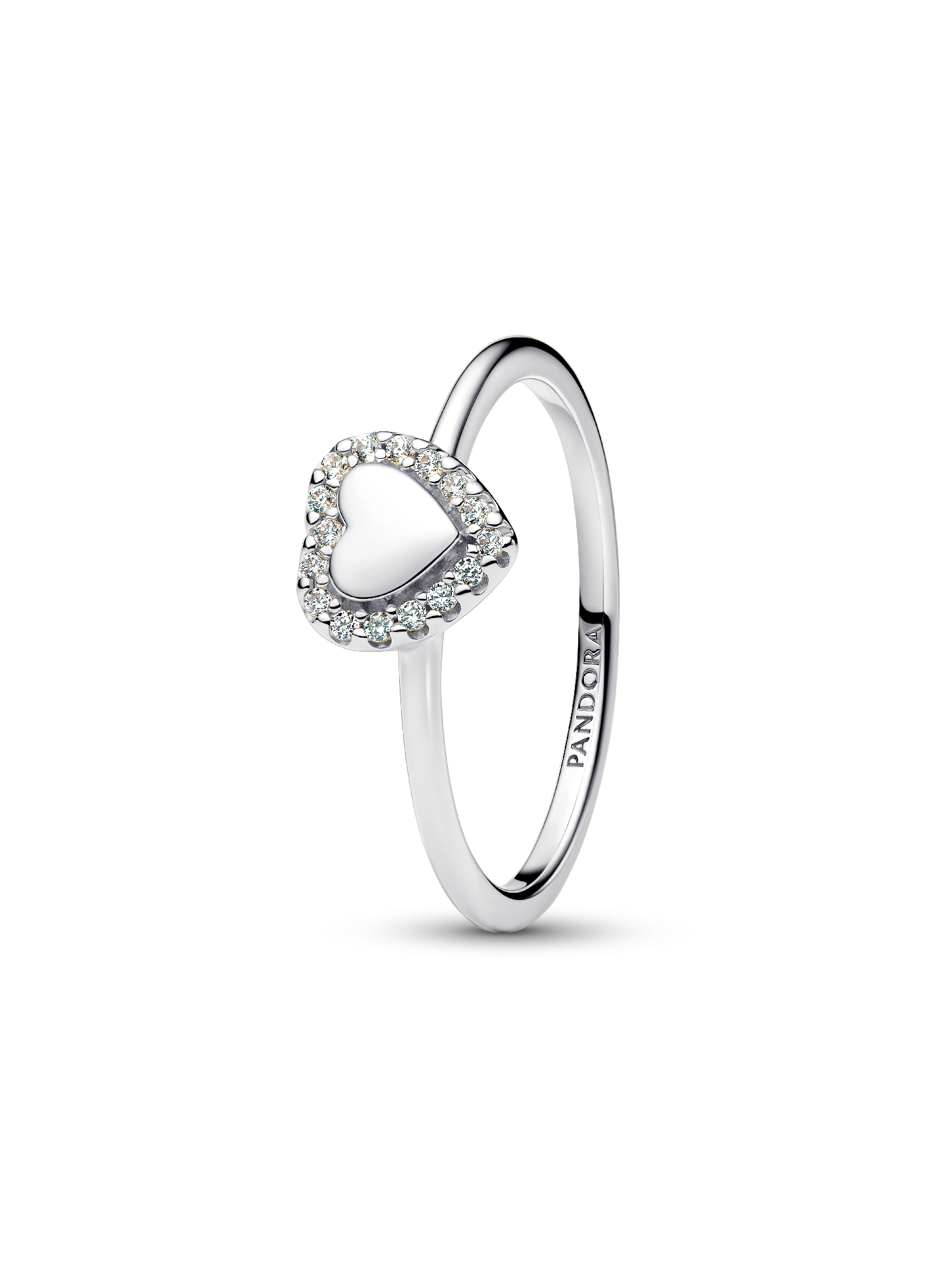 Gravierbarer Herz Strahlenkranz Ring