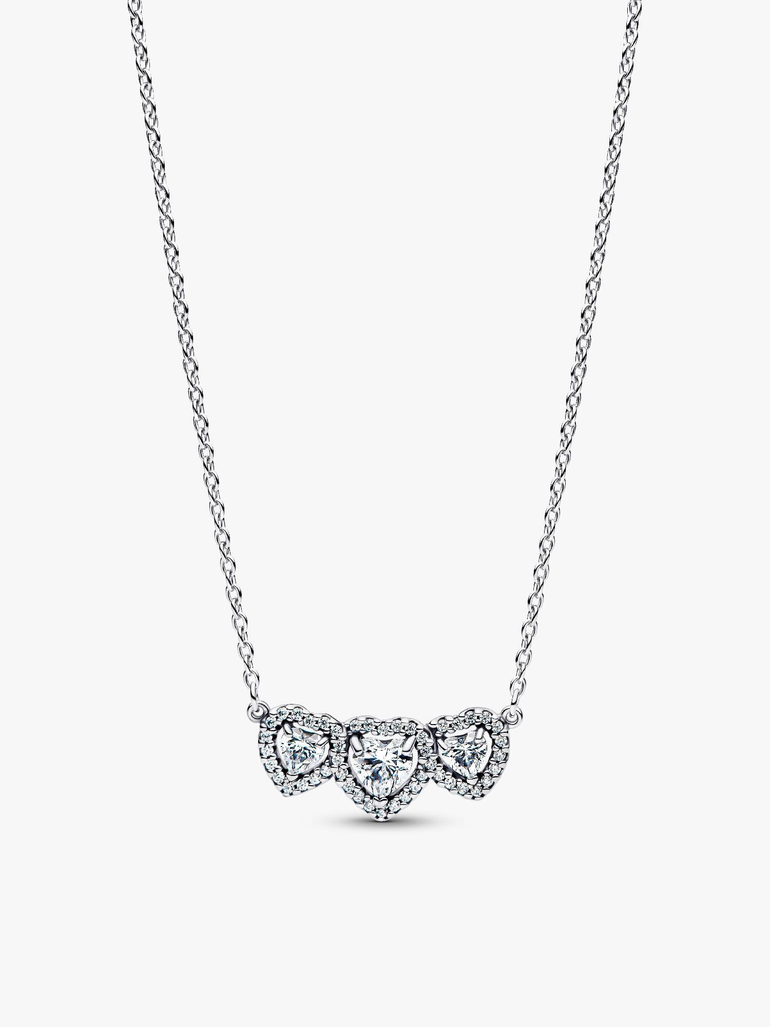 Strahlenkranz Herz Trilogie Collier-Halskette