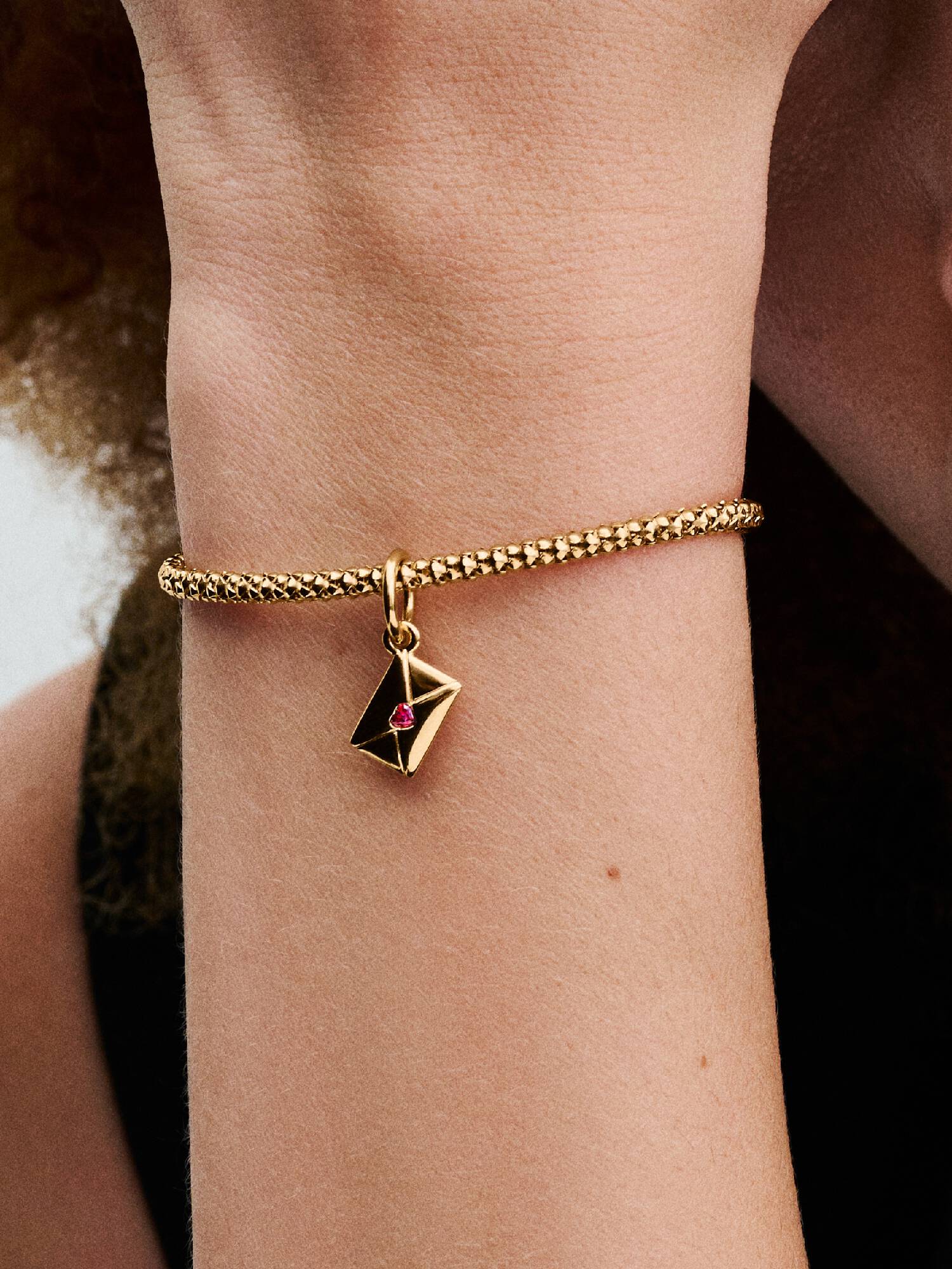 Charm pendente Busta con lettera d’amore