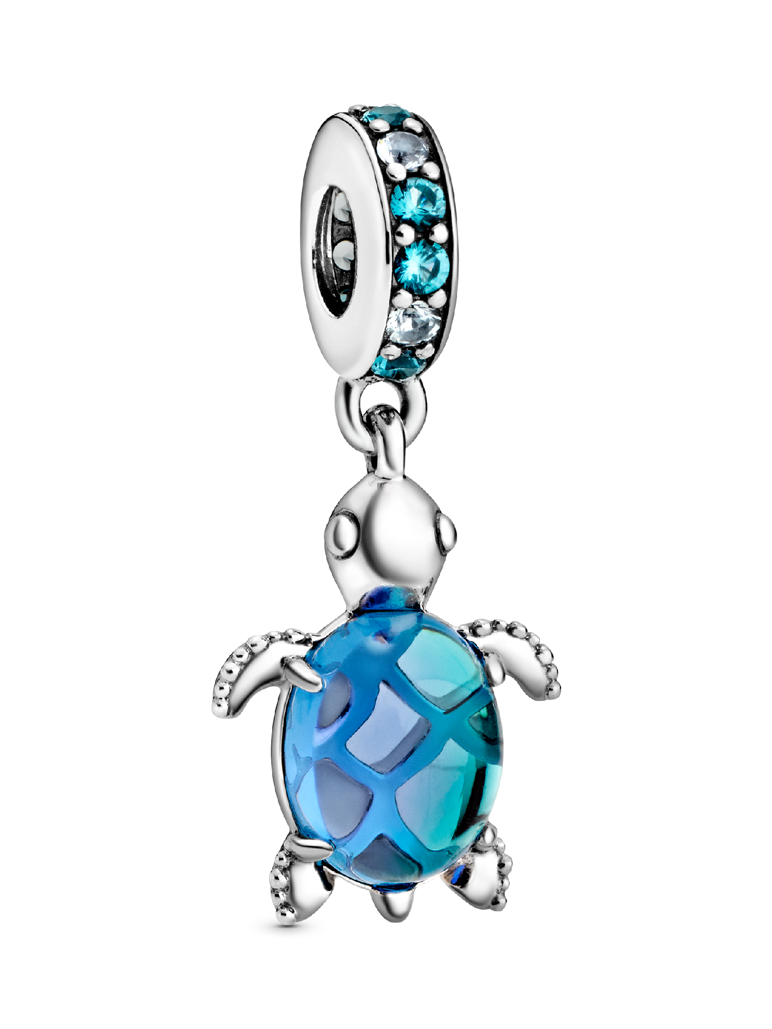 Meeresschildkröte Murano-Glas Charm-Anhänger