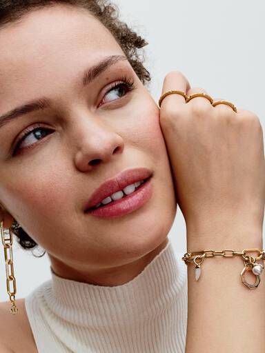 Charm Mini Pendente Snake Perlescente
