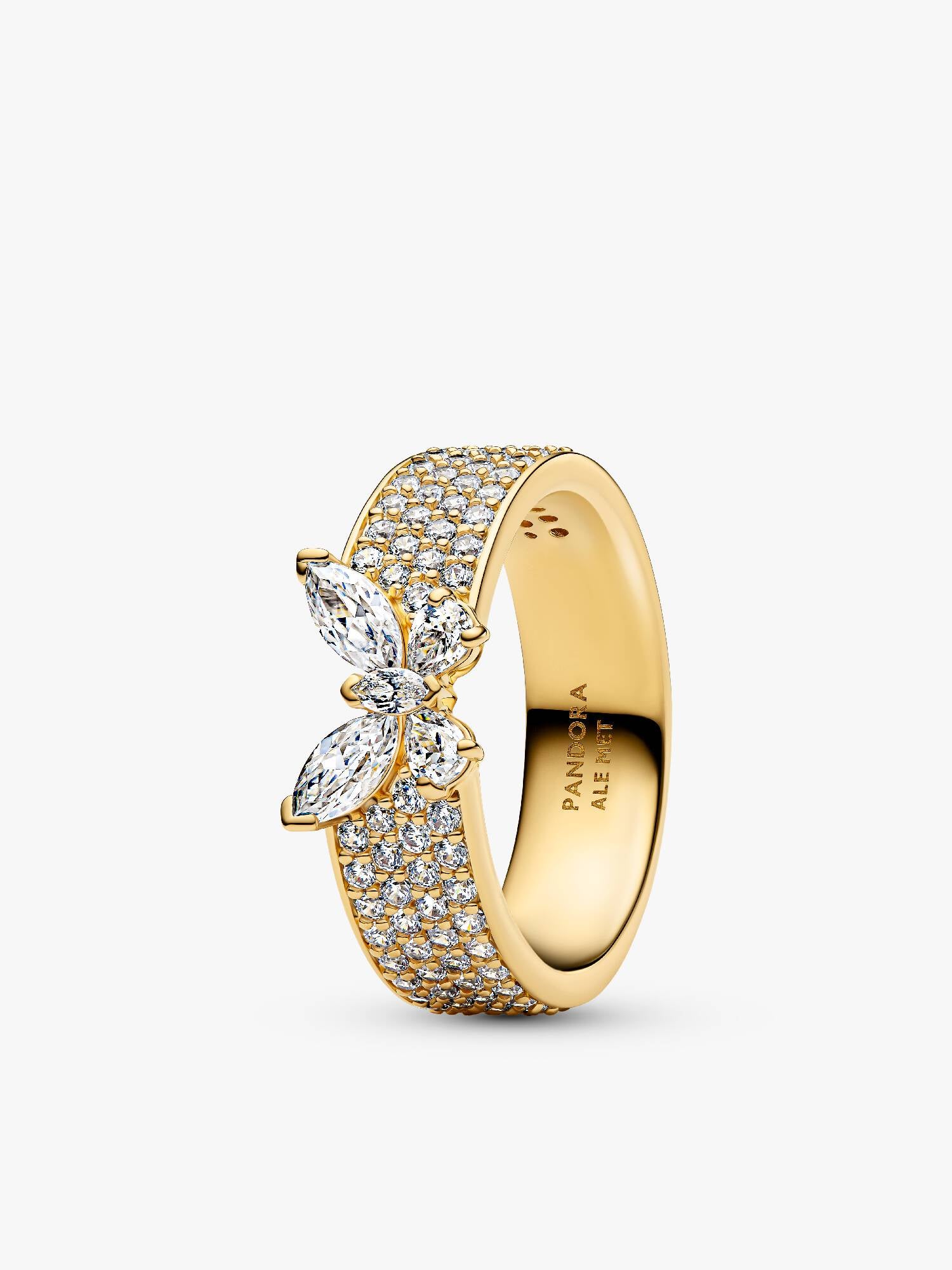 Funkelnder Schmetterling Markanter Ring