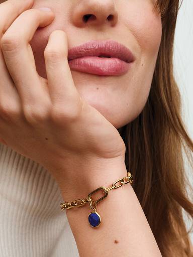 Charm Medallion Mini Blu da incidere Pandora ME