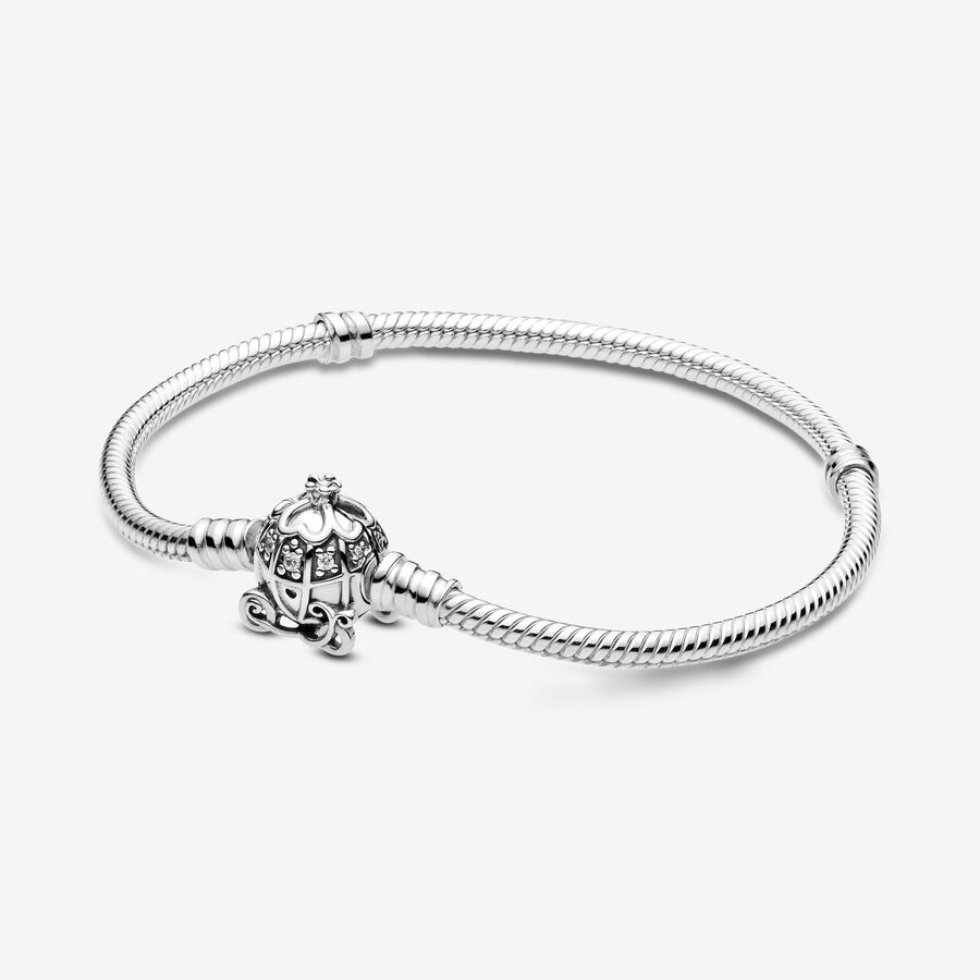 Bracelet Pandora Moments Disney Cendrillon Fermoir Carrosse Citrouille image number 0