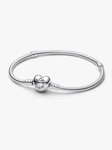 Herz & Schlangen-Gliederarmband