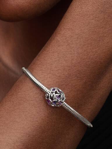 Charm Mamma con cuori openwork