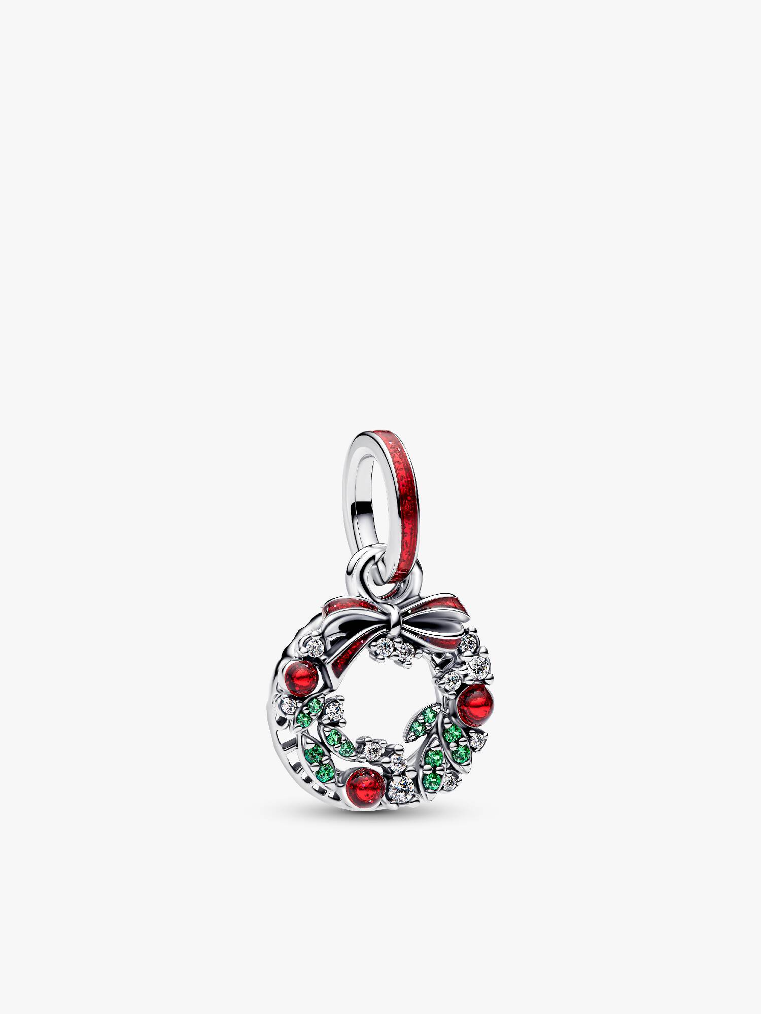 Weihnachtskranz Doppelter Charm-Anhänger