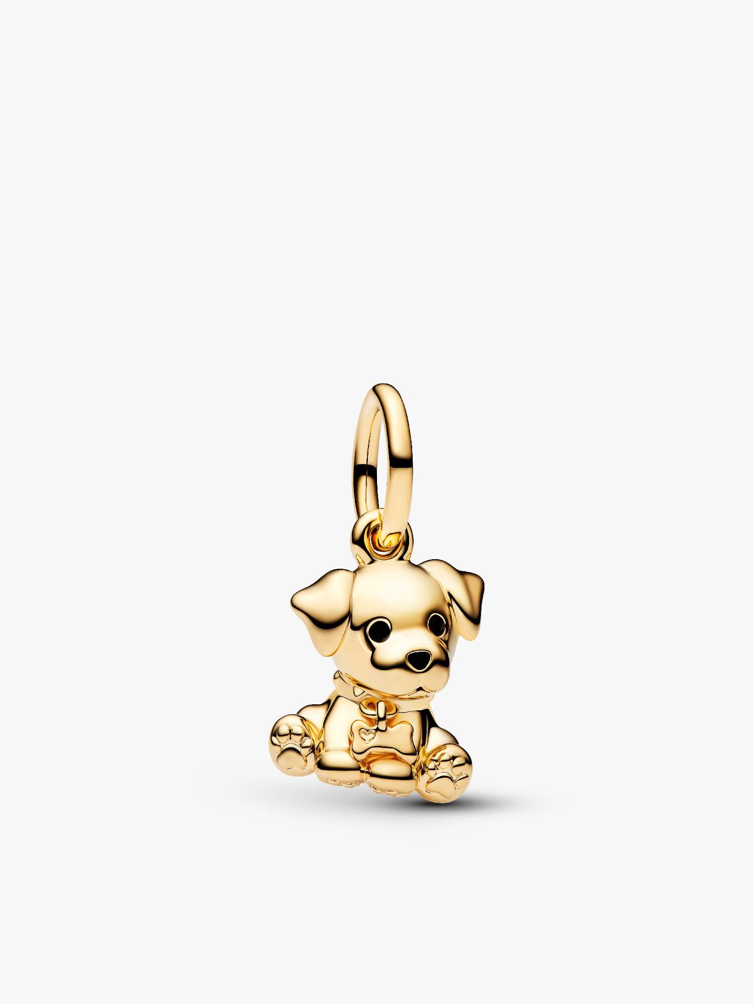 Labrador-Welpe Charm-Anhänger