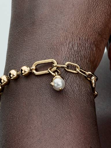 Charm Mini Pendente Snake Perlescente