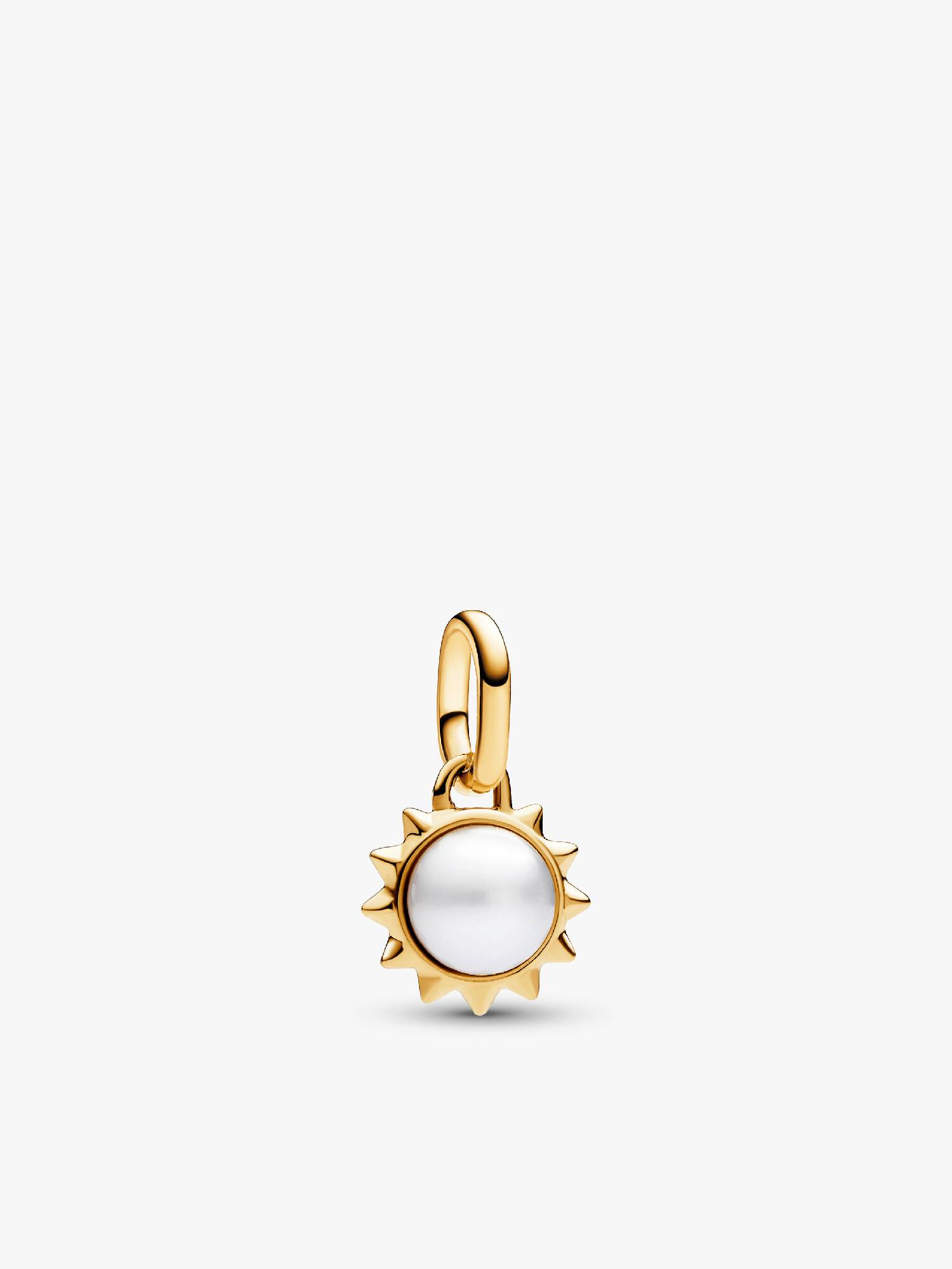 Mini pendente Sole e perla coltivata d’acqua dolce trattata Pandora ME