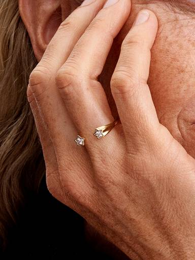 Sternschnuppen Offener Ring