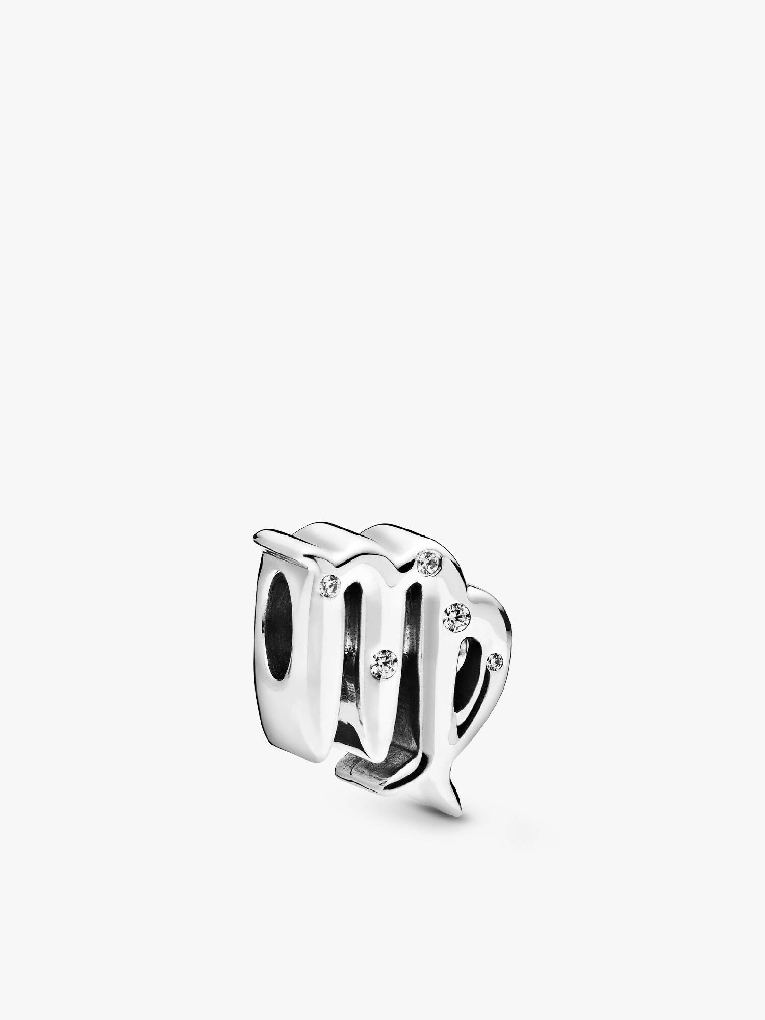 Charm dello zodiaco Vergine scintillante