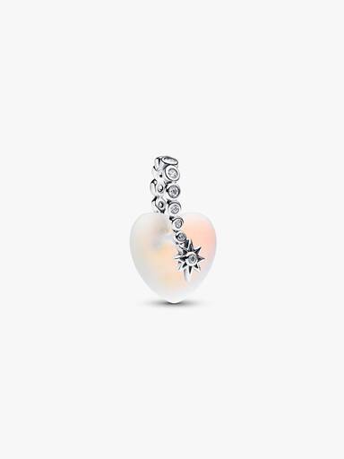 Charm Pendant Étoile Filante & Cœur