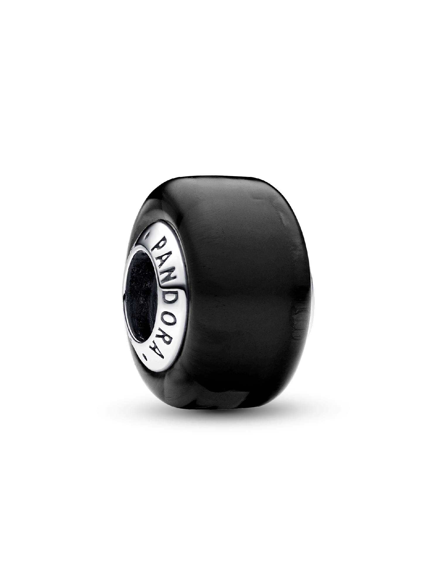 Charm mini in vetro di Murano nero