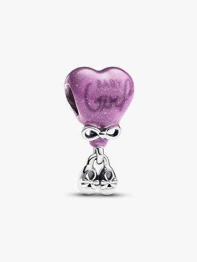 Farbwechselndes Gender Reveal Mädchen Charm