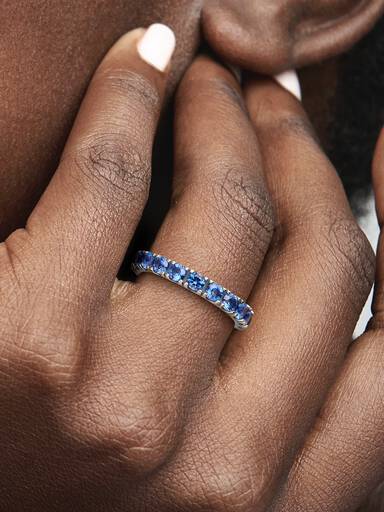 Anello Eternità scintillante