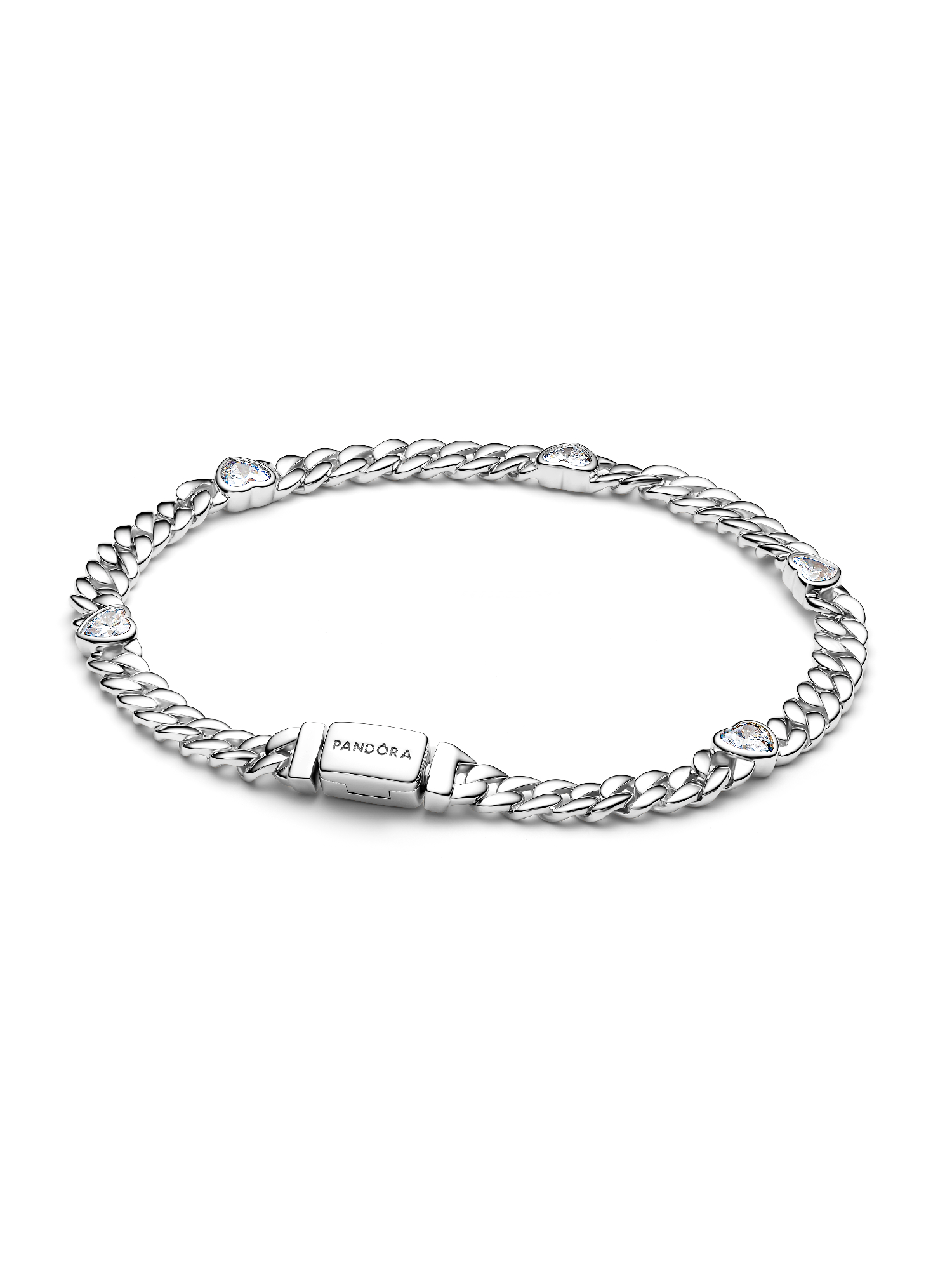 Herz Cuban-Gliederarmband