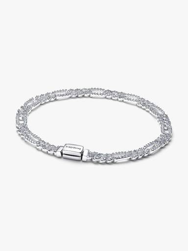 Bracciale Catena Maglia Cubana ovale