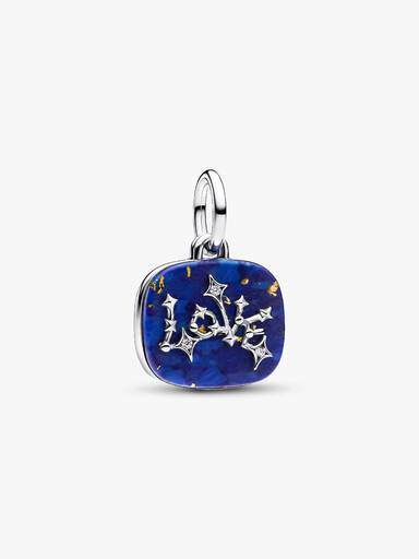 Charm Pendant Double Constellation d’Amour Bleu Céleste