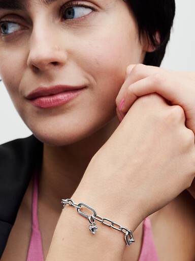Schlüsselloch Herz Mini-Charm-Anhänger