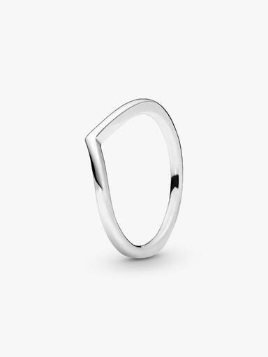 Bague V brillante