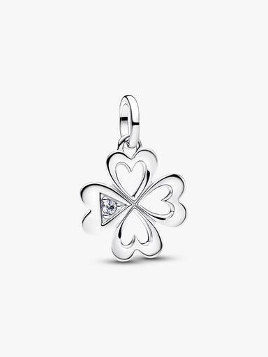 Medallion Quadrifoglio a cuore