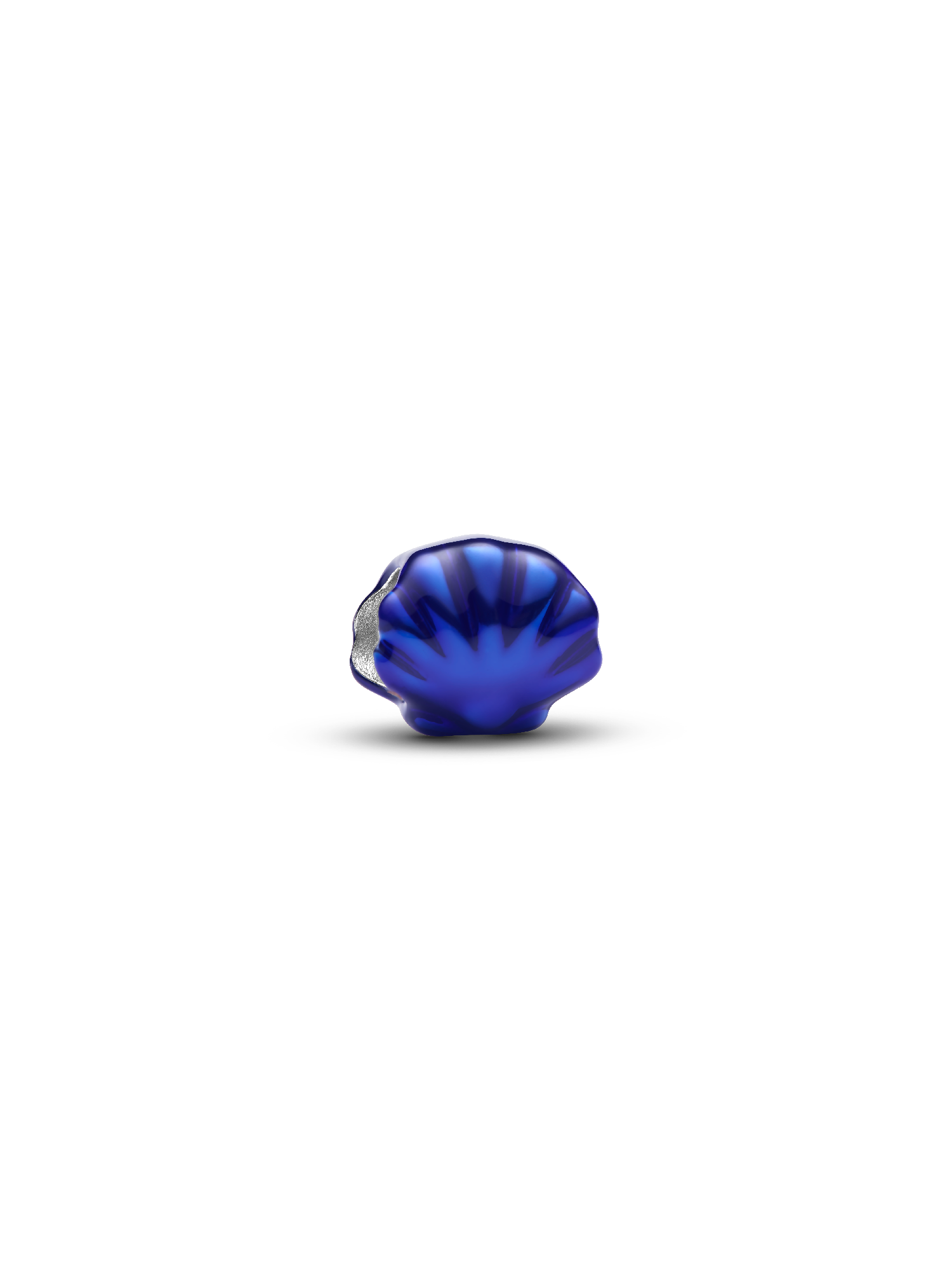 Blaue Muschel Mini-Charm