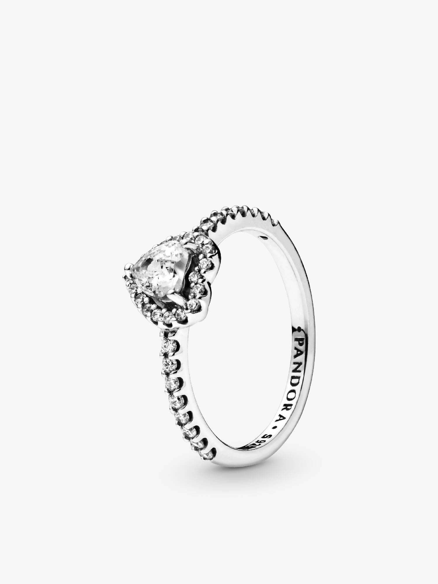 Bague Cœur Élevé
