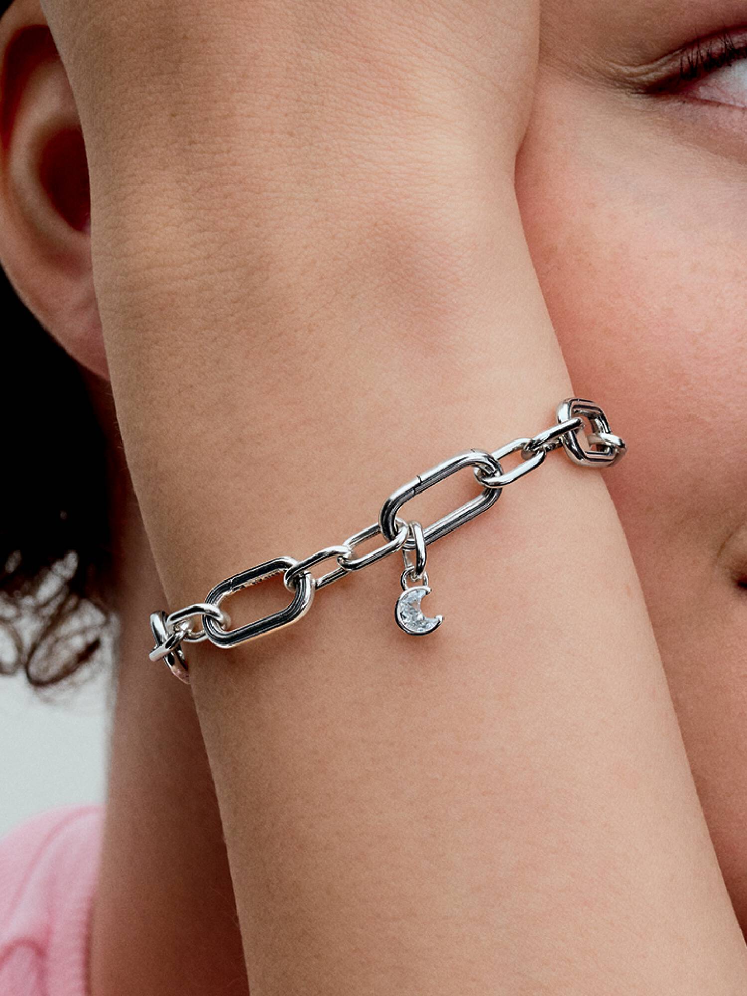 Charm mini pendente Luna scintillante