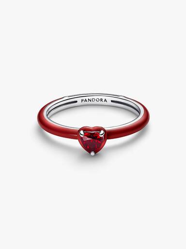 Anello Red Chakra Heart