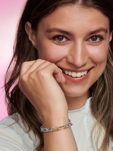 Pandora ME Styling Pavé Doppel-Link