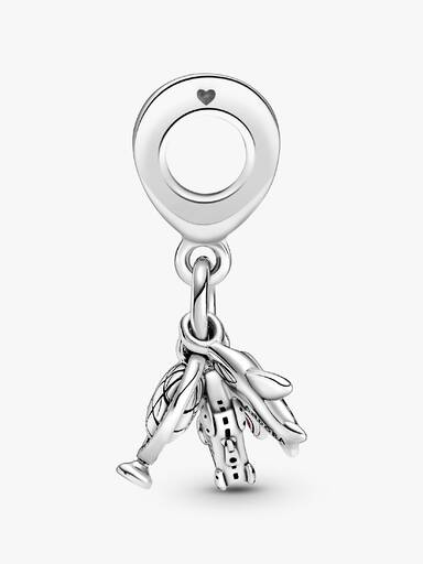 Charm Pendant Avion, Globe & Valise