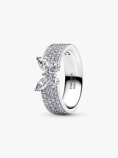 Bague Audacieuse Papillon Scintillante