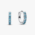 Hellblaue Huggie Ohrringe Hellblaue Huggie Ohrringe