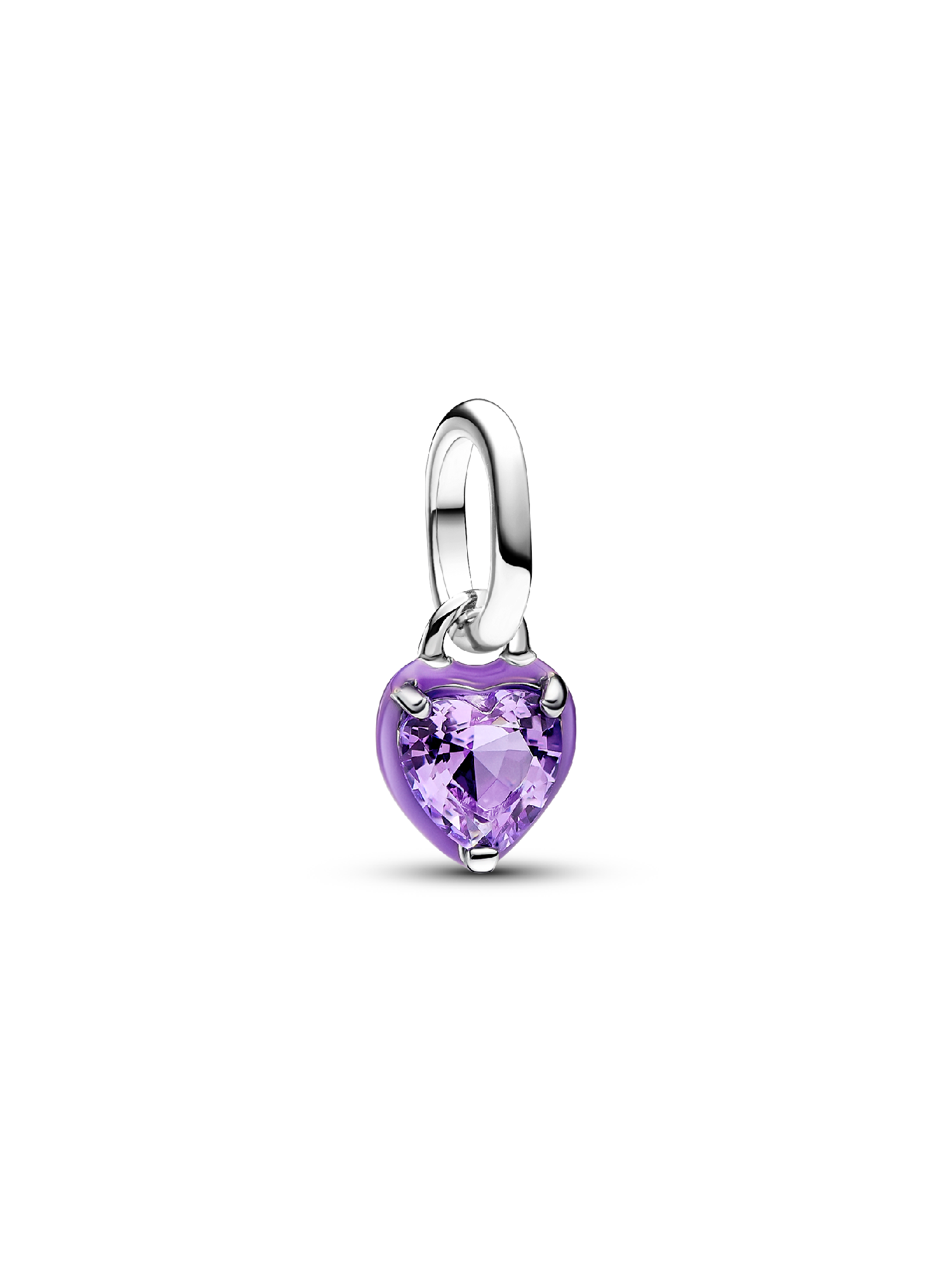 Pandora ME Violettes Chakra-Herz Mini-Charm-Anhänger