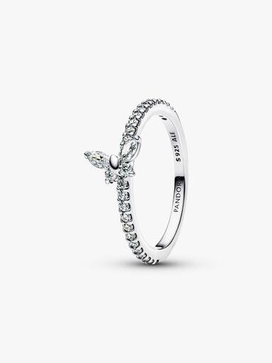 Anello Farfalla scintillante