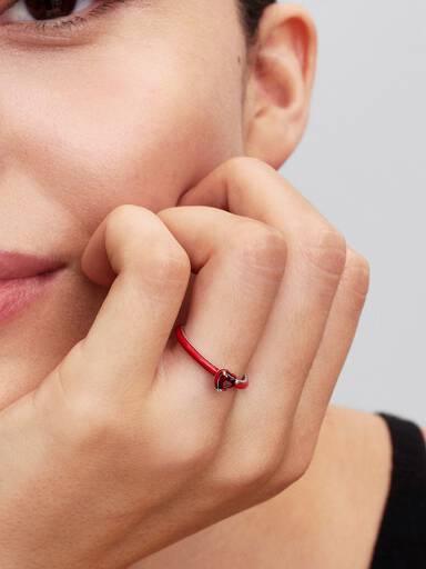 Anello Red Chakra Heart