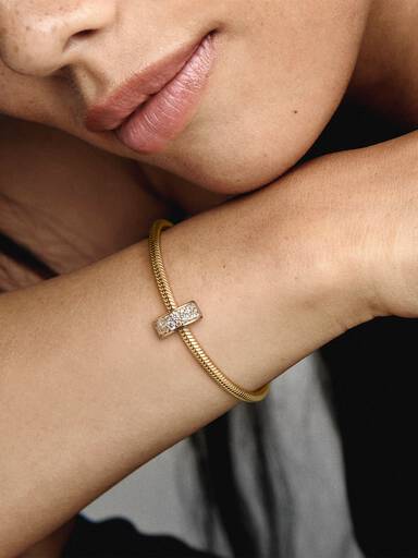 Charm Clip Pavé Transparent