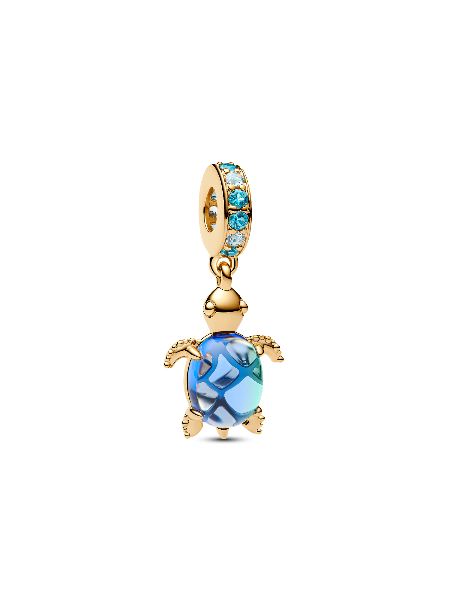 Meeresschildkröte Murano-Glas Charm-Anhänger
