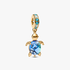Meeresschildkröte Murano-Glas Charm-Anhänger Meeresschildkröte Murano-Glas Charm-Anhänger