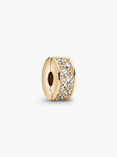 Charm Clip Pavé Transparent