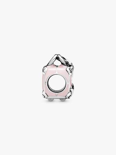 Rosafarbener Koffer Charm