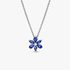 Collier Pendentif Herbier Bleu Scintillant Collier Pendentif Herbier Bleu Scintillant