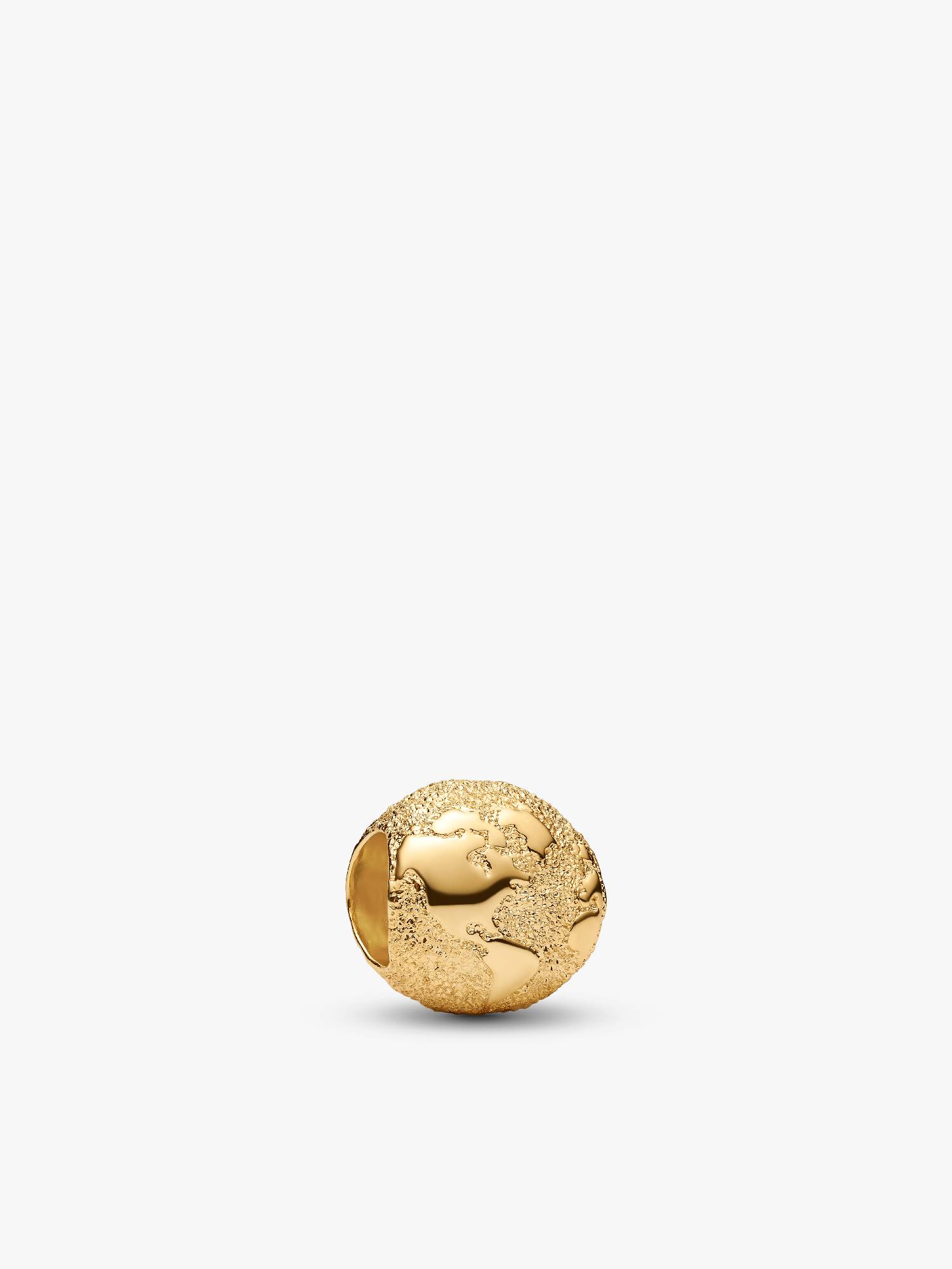 Strukturierter Globus Mini-Charm