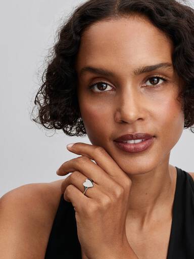 Gravierbares Herz Ring