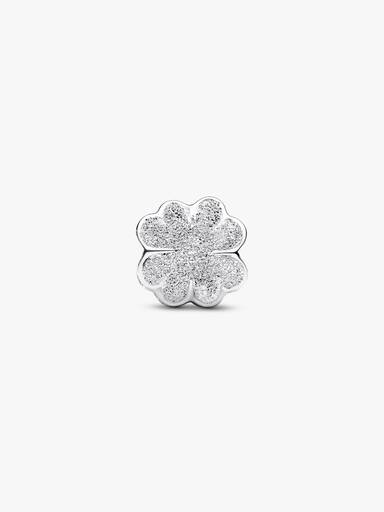Mini charm Quadrifoglio con texture