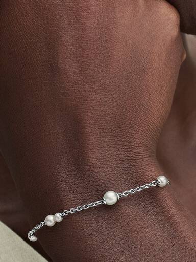 Behandelte Süßwasserzuchtperle Kettenarmband