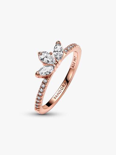 Funkelndes Herbarium Cluster Ring