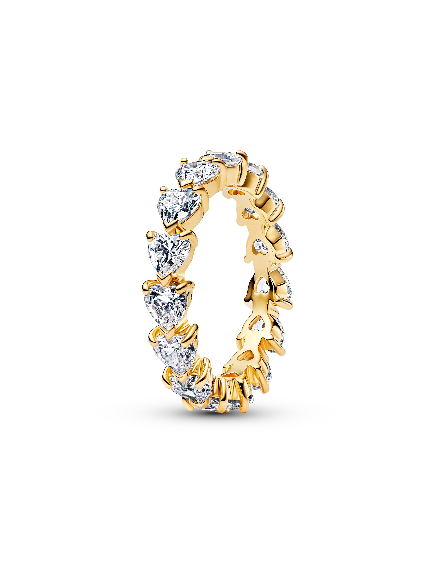 Anello a fascia Cuori